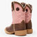 Lil’ Rebel™ by Durango® Big Kids’ Dark Chestnut Bubblegum Western Boot, , large
