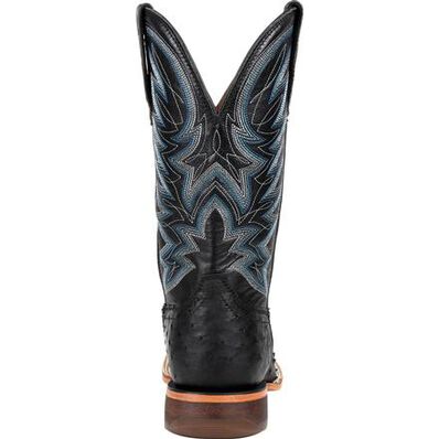 Durango® Premium Exotic Full-Quill Ostrich Black Western Boot, , large
