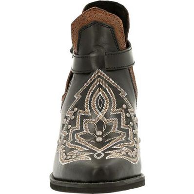 Crush™ by Durango® Women's Black Studded Western Fashion Bootie, , large