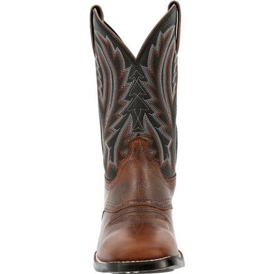 Durango® Westward™ Dark Chestnut & Black Onyx Western Boot, , large