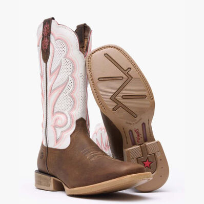 Durango® Lady Rebel Pro™ Women's White Ventilated Western Boot, , large