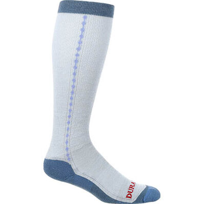Durango® Boot Unisex Lightweight Merino Wool Socks, LIGHT BLUE, large