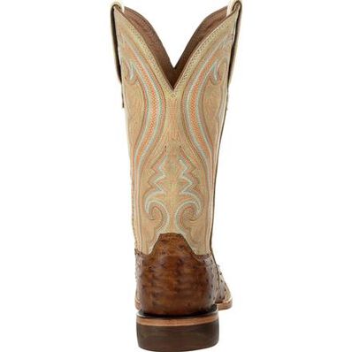 Durango® Premium Exotics™ Women's Full-Quill Ostrich Sunset Wheat Western Boot, , large