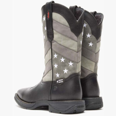 Rebel™ by Durango® Faded Black Flag Western Boot, , large