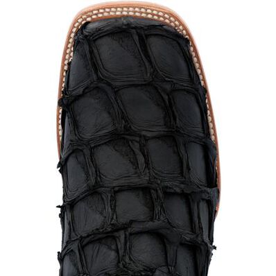 Durango® Premium Exotics™ Matte Black Pirarucu Western Boot, , large