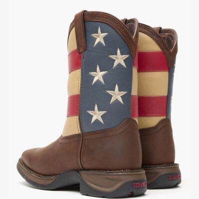 Lil' Rebel™ by Durango® Big Kids' Flag Western Boot, , large