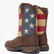 Lil' Rebel™ by Durango® Big Kids' Flag Western Boot, , large