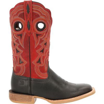 Durango® Lady Rebel Pro™ Women's Black & Crimson Western Boot, , large