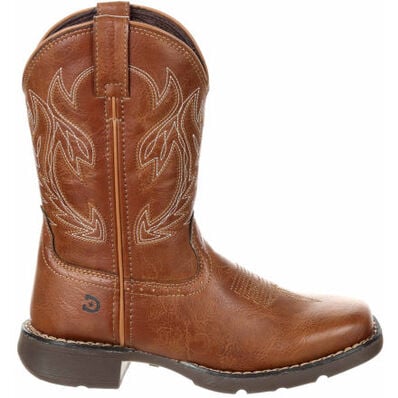 Lil' Durango® Big Kids' Rodeo Brown Western Boot, , large