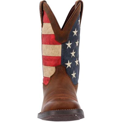 Durango® Saddlebrook™ Brown Union Flag Western Boot, , large