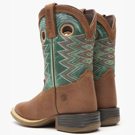 Durango Lil' Rebel Pro Little Kid's Teal Western Boot, #DBT0224C