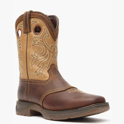Lil’ Rebel by Durango® Big Kids Brown Tan Western Boot, , large