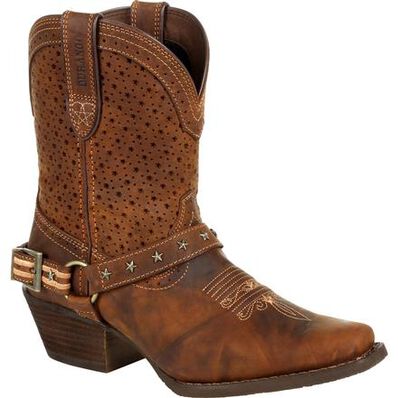 Crush™ by Durango® Women's Brown Ventilated Shortie Boot, , large