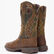 Rebel™ by Durango® Dark Chestnut and Hunter Green Western Boot, , large