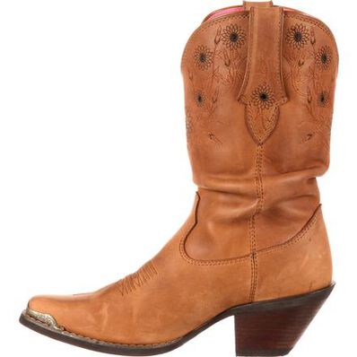 Crush™ by Durango® Women's Sarah Darling Sunflower Slouch Western Boot, , large