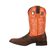 Durango® Nicotine and Burnt Orange Saddle Western Boot, , large