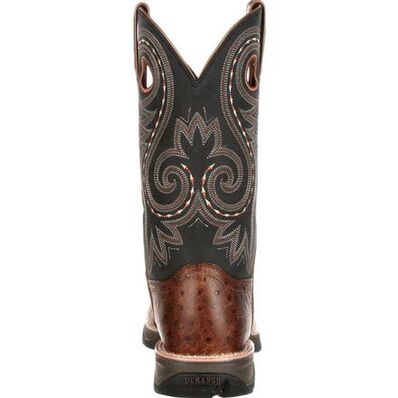 Rebel™ by Durango® Ostrich Embossed Pull-On Western Boot, , large