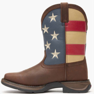 Lil' Rebel™ by Durango® Big Kids' Flag Western Boot, , large