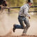 Tie-down roper wearing DDB0414 western rodeo performance boot