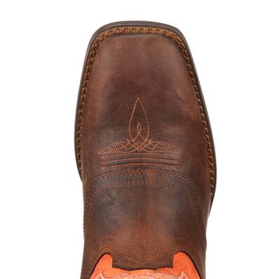 Durango® Nicotine and Burnt Orange Saddle Western Boot, , large