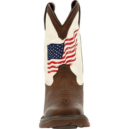 Lil Rebel by Durango Little Kids Distressed Flag Western Boot