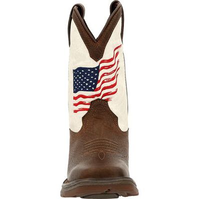 Lil' Rebel™ by Durango® Little Kids Distressed Flag Western Boot, , large