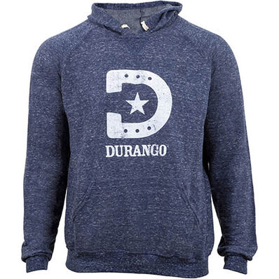 Durango® Unisex Heathered Blue Hooded Sweatshirt, , large
