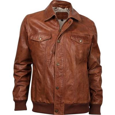 Durango® Leather Company Men's Cow Puncher Jacket, , large