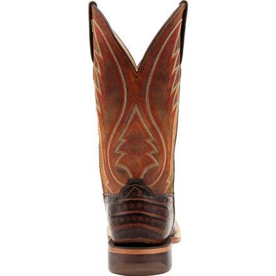 Durango® Premium Exotics™ Antiqued Chestnut Caiman Western Boot, , large
