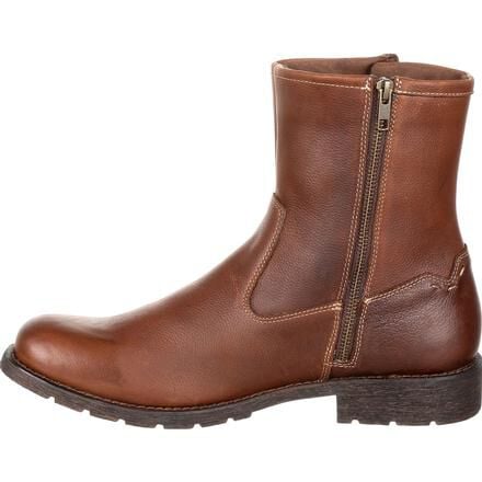 Durango western top side zip boots
