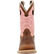 Durango® Lil' Rebel Pro™ Little Kids’ Dark Chestnut Bubble Gum Western Boot, , large