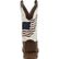 Rebel™ by Durango® Distressed Flag Embroidery Western Boot, , large