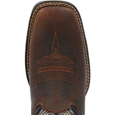 Durango® Rebel™ Bay Brown & Midnight Western Boot, , large