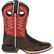 Durango® Lil' Rebel Pro™ Big Kid's Red Western Boot, , large