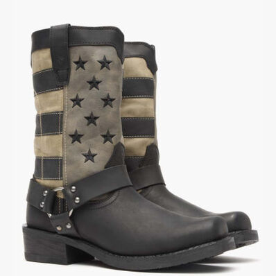 Durango® Black Faded Flag Harness Boot, , large