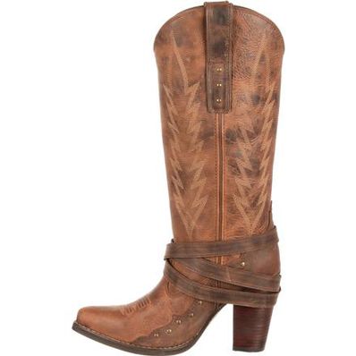 Durango® City Women's Aubrey High Heel Cowgirl Buckle Boot, , large