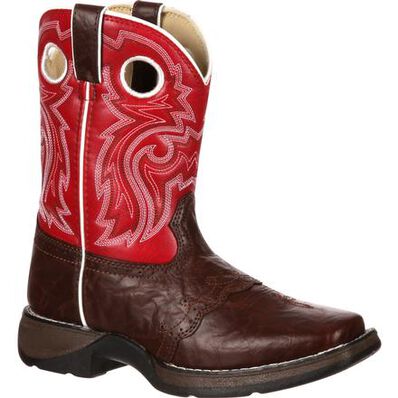 LIL' DURANGO® Little Kid Brown Lacey Western Boot, , large