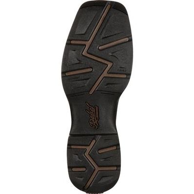 Rebel™ by Durango® Tan & Pumpkin Saddle Western Boot, , large