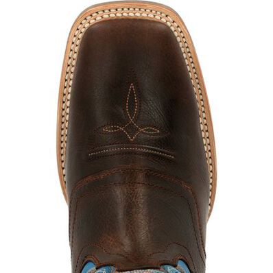 Durango® Rebel Pro™ Dark Chestnut Buckaroo Western Saddle Boot, , large