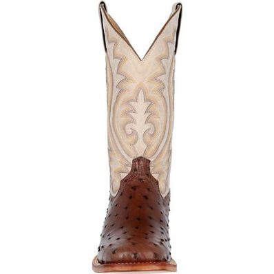 Durango® Premium Exotics™ Bone Full-Quill Ostrich Western Boot, , large