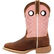 Durango® Lil' Rebel Pro™ Little Kids’ Dark Chestnut Bubble Gum Western Boot, , large