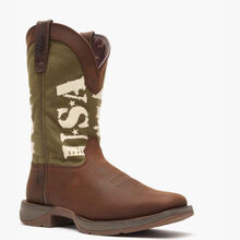 Rebel™ by Durango® Army Green USA Print Western Boot