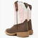 Durango® Lil' Rebel Pro™ Little Kid's Trail Brown and White Western Boot, , large
