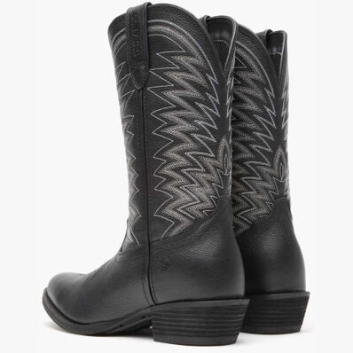 Durango® Rebel Frontier™ Black Western R-Toe Boot, , large