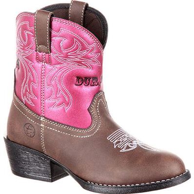 Lil' Outlaw™ by Durango® Big Kids' Embossed Western Boot, , large