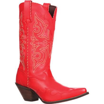 Red durango boots deals