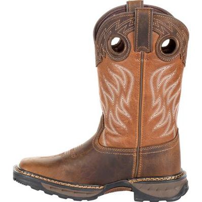 Lil' Durango® Maverick XP™ Big Kids Brown Western Work Boot, , large