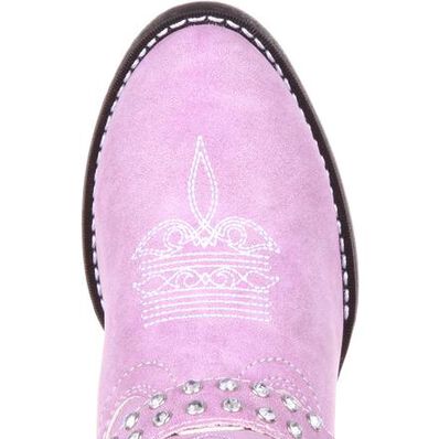 LIL' DURANGO® Little Kid Lavender Bling Harness Western Boot, , large