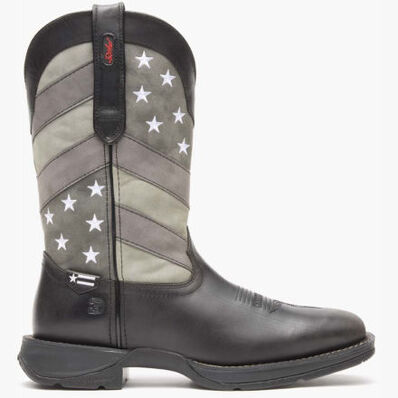 Rebel™ by Durango® Faded Black Flag Western Boot, , large