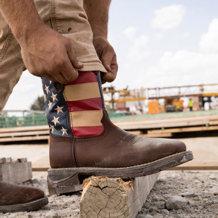 Rebel flag square toe boots sales